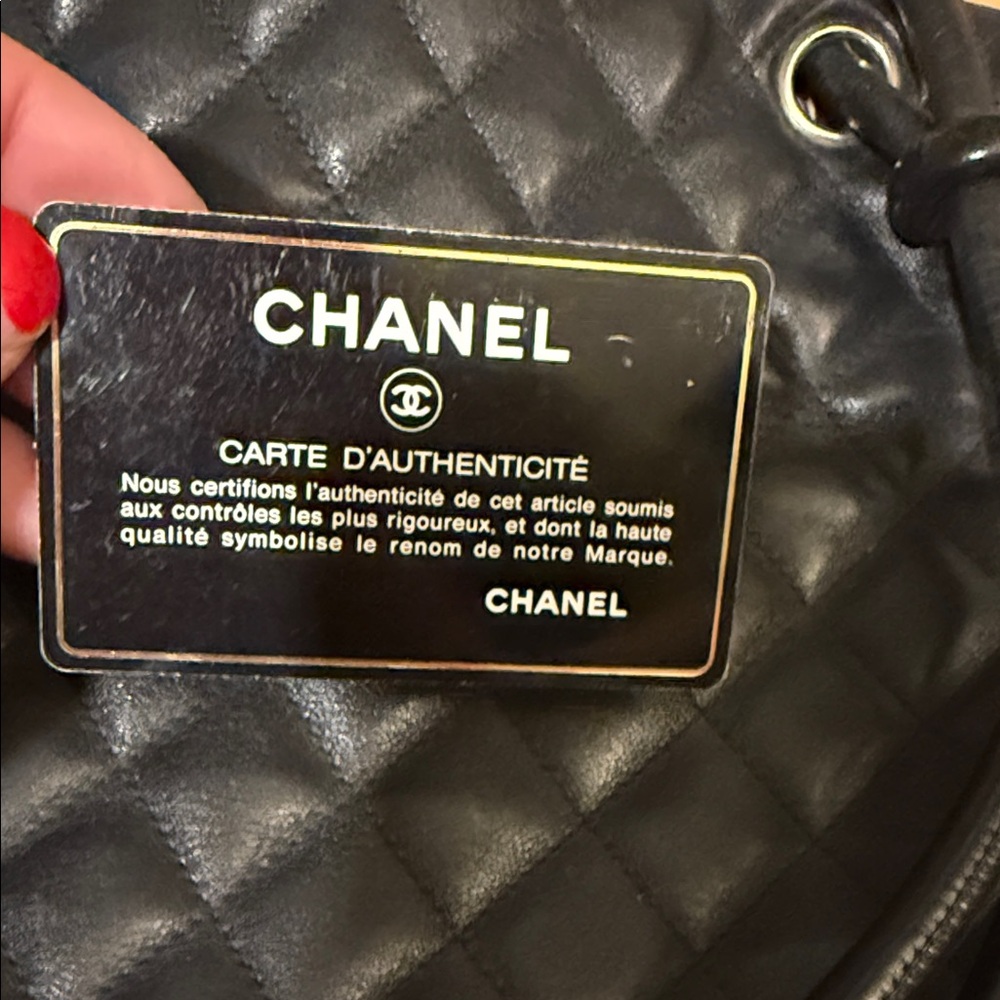 ✨ Chanel Cambon Ligne Ligne Quilted Tote ✨ - Picture 13 of 14